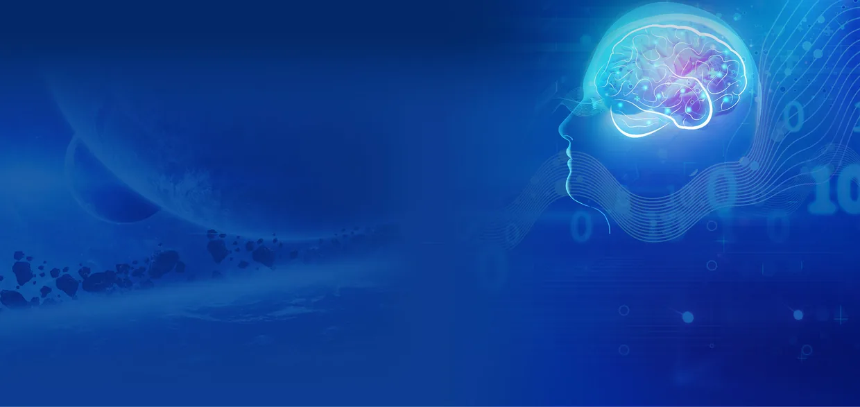 A person sitting calmly with headphones on, listening to focus audio